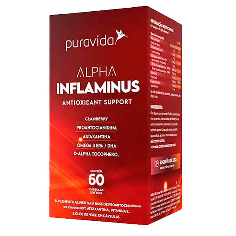 Alpha Inflaminus Antioxidant Support Puravida 60 cápsulas
