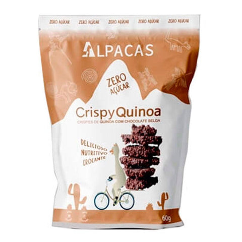 Crispy Quinoa Chocolate Belga Zero Alpacas 60g