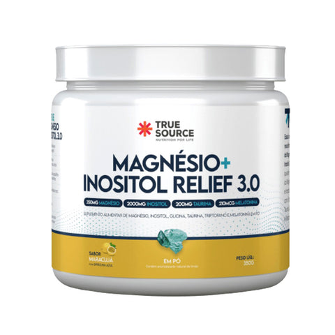 Magnésio + Inositol Relief 3.0 Maracujá True Source 350g