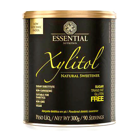 Adoçante Xylitol Essential Nutrition Lata 300g