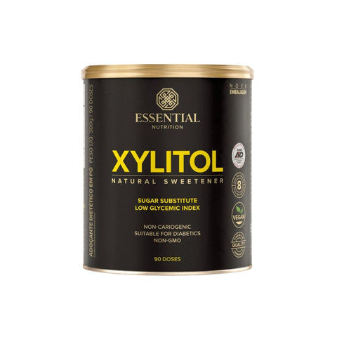 Adoçante Xylitol Essential Nutrition Lata 300g