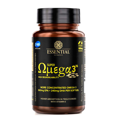 Super Ômega-3 TG 1G Essential Nutrition 60 Caps