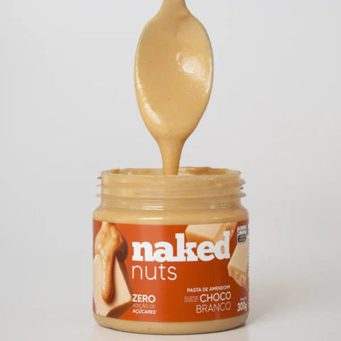 Pasta De Amendoim Com Chocolate Branco Naked Nuts 300G