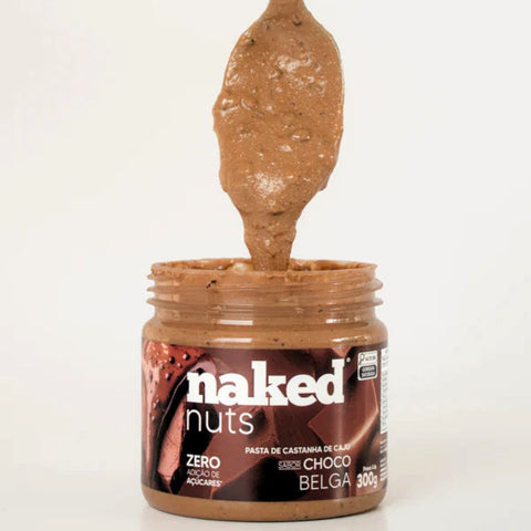 Pasta De Castanha De Caju Com Chocolate Belga Naked Nuts 300G