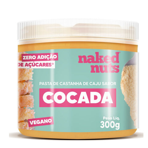 Pasta De Castanha De Caju Com Cocada Naked Nuts 300G