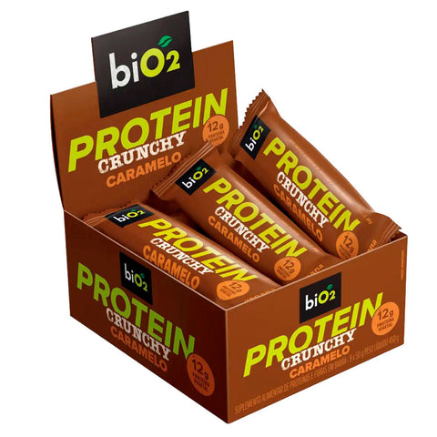 Barra de Proteína Crunchy Dark Chocolate Bio2 (Cx 9 un de 50g)