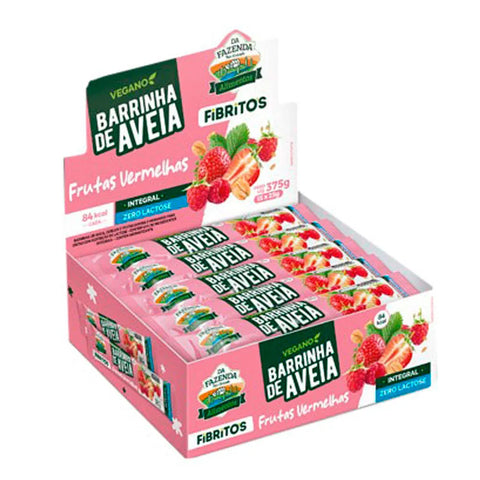 Fibritos com Frutas Vermelhas Biosoft (Cx c/ 15 un de 25g)