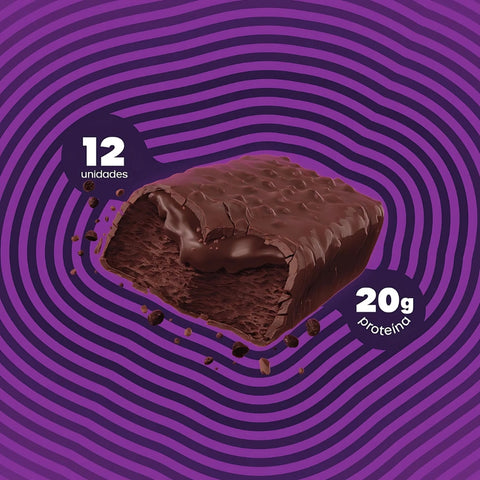 Barra de Proteína Brownie & Crispies Bold (Cx c/12 un de 60g)