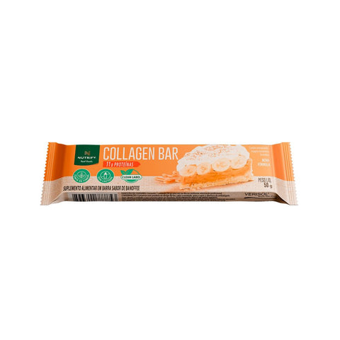 Barra Proteica Collagen Bar Banoffee Nutrify (Cx 10n de 50g)