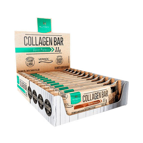 Barra Proteica Collagen Bar  Brownie Nutrify (Cx 10n de 50g)