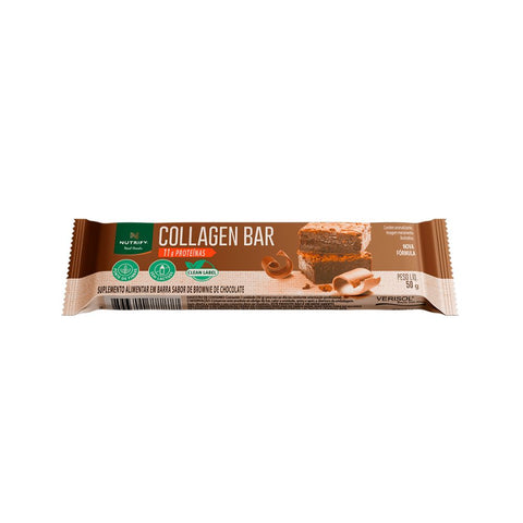 Barra Proteica Collagen Bar  Brownie Nutrify (Cx 10n de 50g)