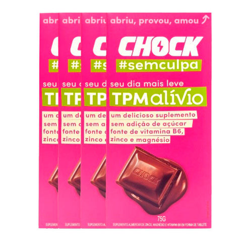 Chocolate TPM Alívio Chock (4un de 75g)