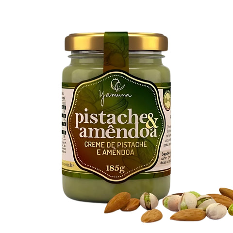 Creme Pistache e Amêndoa Yamuna 185g