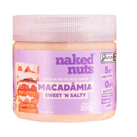 Pasta de Macadâmia Sweet 'n Salty Naked Nuts 300g