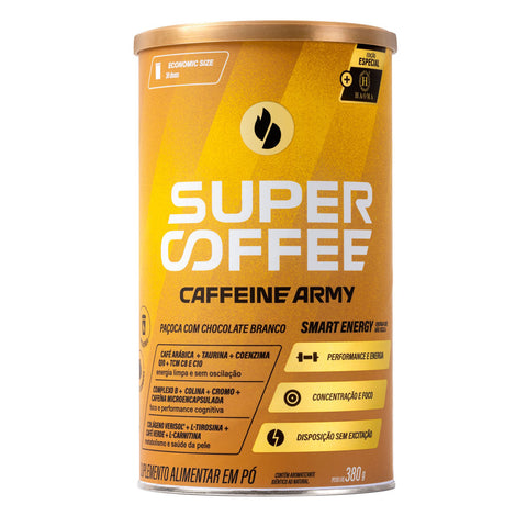 Supercoffee Paçoca Chocolate Branco Caffeine Army 380G