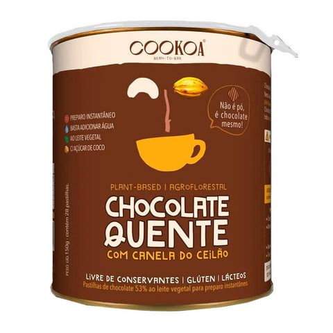 Chocolate Quente em Pastilhas Cookoa Lata 150g