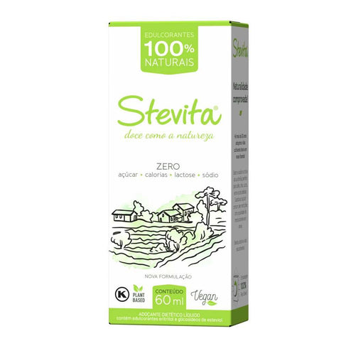 Adoçante de Stevia Stevita 60ml - Zona Cerealista Online
