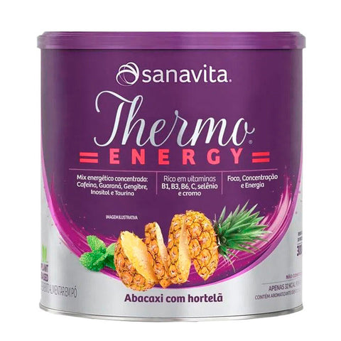 Thermo Energy Sabor Abacaxi com Hortelã Sanavita 300g