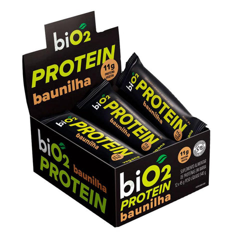 Barrinha de Proteína Baunilha Bio2 (12 un de 45g)