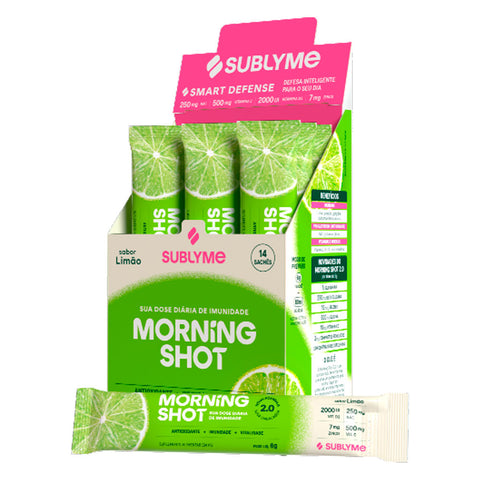 Kit Sublyme Morning Shot Lata 144G + Sachês 84G + Mini Mixer Elétrico