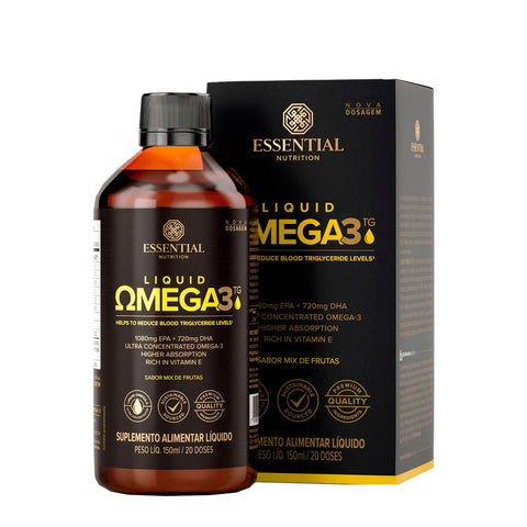 Liquid Super Omega-3 TG Mix de Frutas Essential Nutrition 150ml