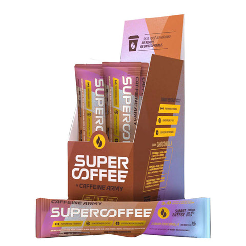 Supercoffee Choconilla Caffeine Army (Display 14 sachês 10g cada)