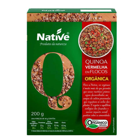 Quinoa Vermelha em Flocos Native 200g