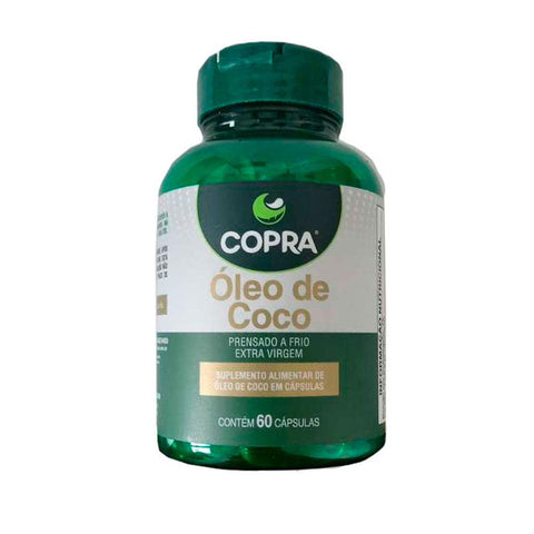 Óleo de Coco Extra Virgem Copra 60 Cápsulas