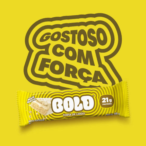 Barra de Proteína Torta de Limão Bold (Cx c/12 un de 60g)