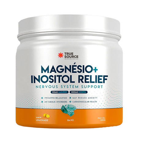 Magnésio + Inositol Relief 1.0 Limão True Source 300g