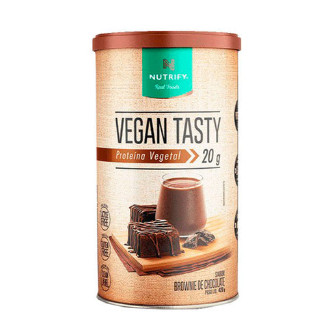 Proteína Vegana Vegan Tasty Brownie Chocolate Nutrify 420g