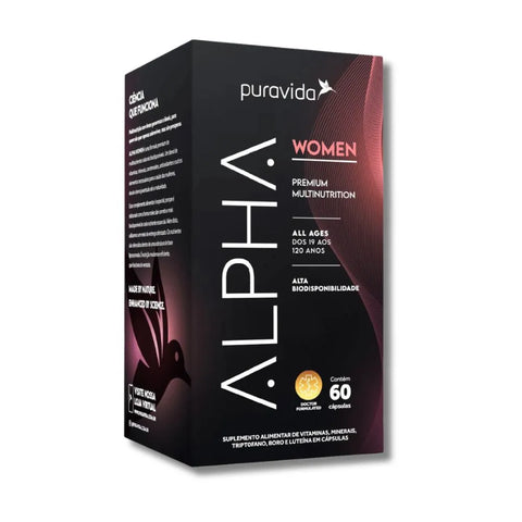 Multivitamínico Alpha Women Puravida 60 Caps