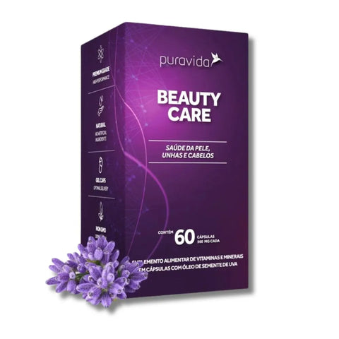 Beauty Care Cabelos Unha Pele Puravida 60 Caps