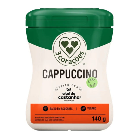 Cappuccino Vegano em Pó 3Corações 140g