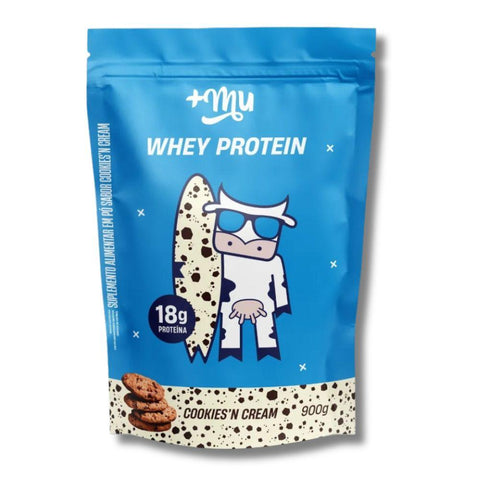 Whey Protein Concentrado Cookies & Cream +Mu 900g