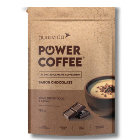 Power Coffee Sabor Chocolate Puravida 180g