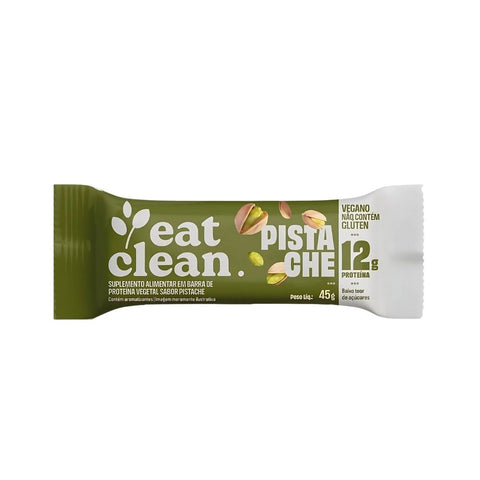 Barra de Proteína Pistache Eat Clean (Cx c/ 12uni de 45g)