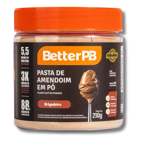 Pasta de Amendoim em Pó Brigadeiro Betterpb 210g