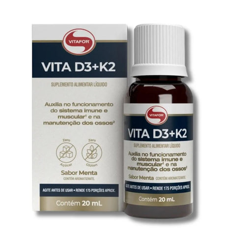 Vitamina D3 + K2 Vitafor 20ml