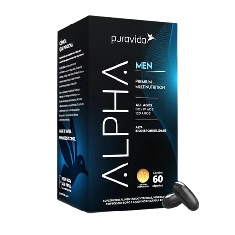 Multivitamínico Alpha Man Puravida 60 Cáps