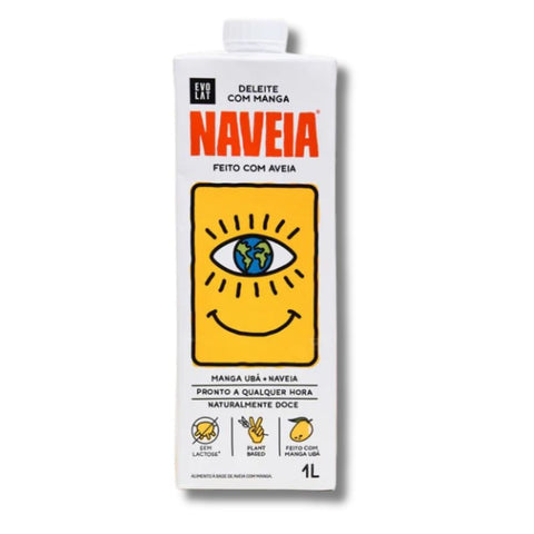 Bebida de Aveia Com Manga Naveia 1L