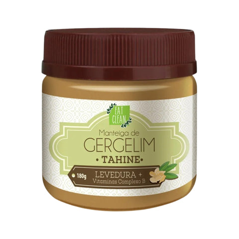 Manteiga de Gergelim Tahine Com Levedura Eat Clean 180g