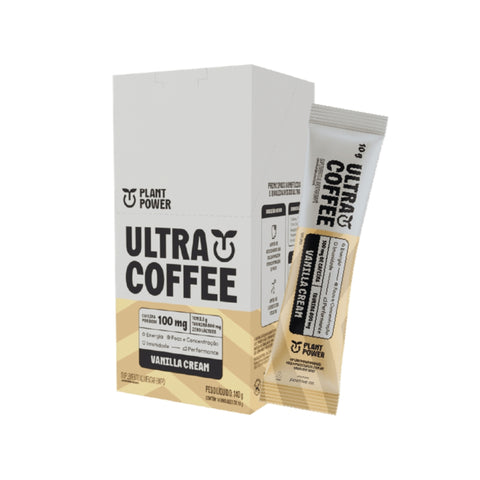 Ultracoffee Vanilla Cream Plant Power 14 Sachês de 10g