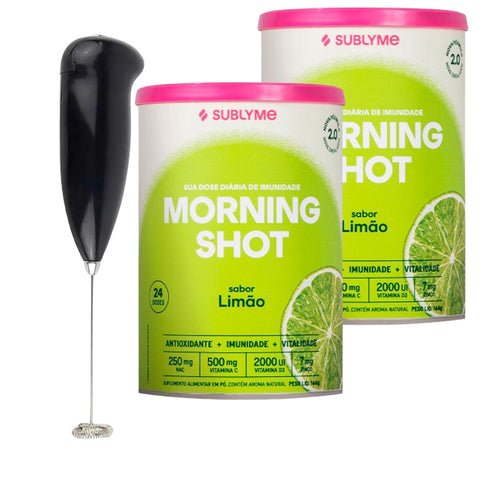 Combo Morning Shot Limão Energy Mixer