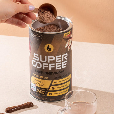Supercoffee Língua de Gato Caffeine Army 380g