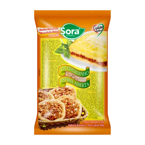 Proteína Texturizada Granulada Escura Sora 400g