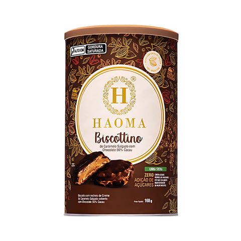 Biscottino Cacau 56% Linha Stevia Haoma 168g