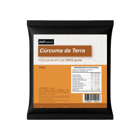 Cúrcuma da Terra Alt Foods 200g