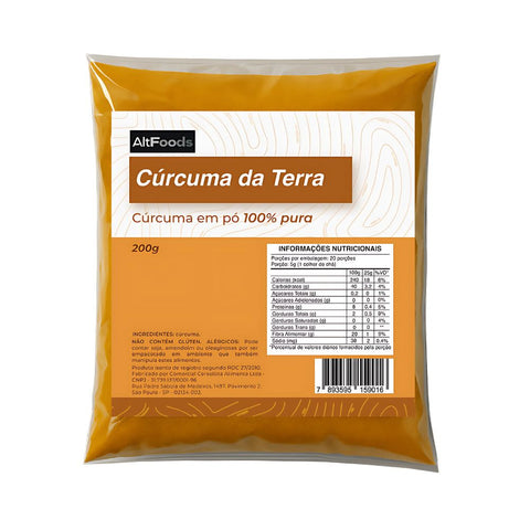 Cúrcuma da Terra Alt Foods 200g