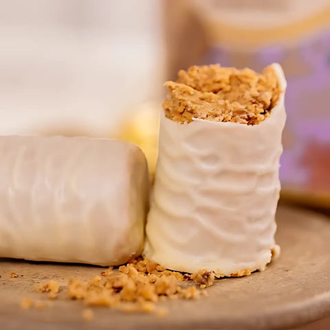 Lata de Paçoca com Chocolate Branco Linha Stevia Haoma 225g